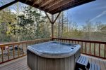 Lower Level Porch with hot tub 